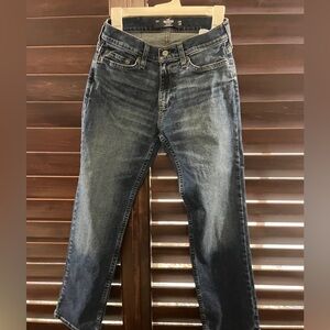 Hollister Epic Flex Straight Mens Dark Wash Jeans size 26x30